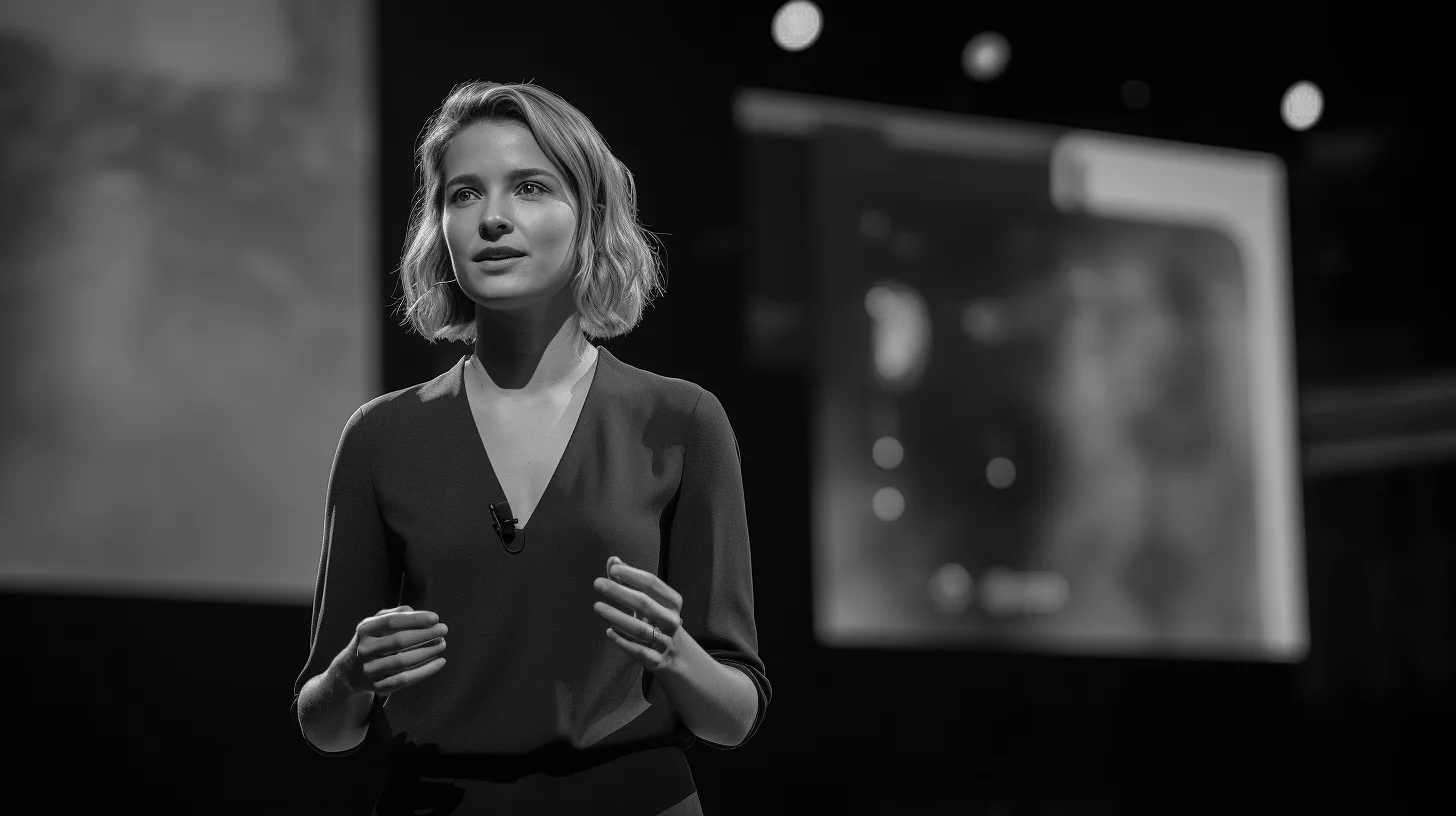 woman telling a story