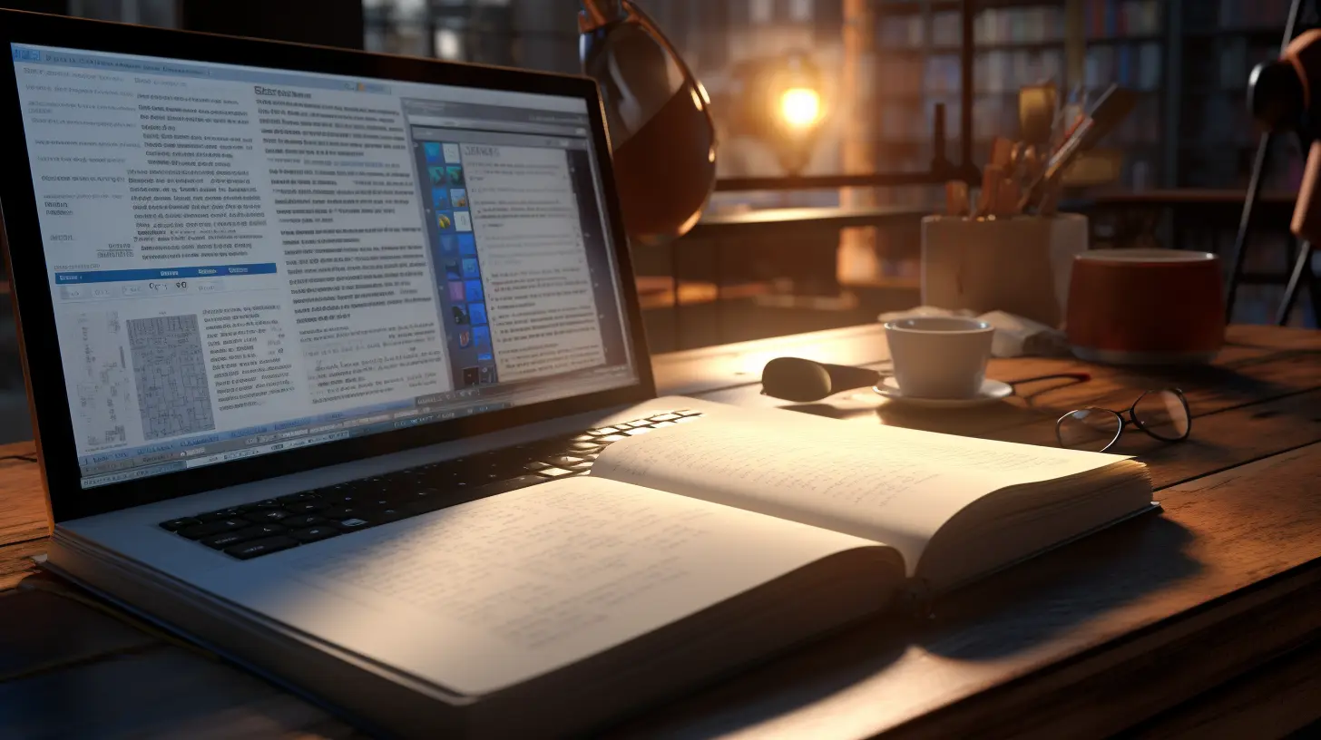 Computer with Braille book keyboard